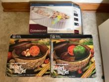 Harvest amber casserole dishes