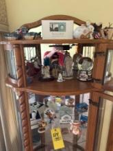 Contents of display cabinet