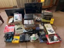 CDs, monitors, office items