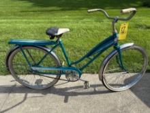 Vintage Murray adjutant X63 turquoise bicycle