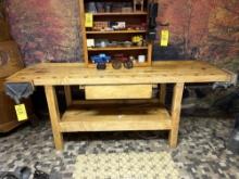 nice primitive workbench / carpenters bench