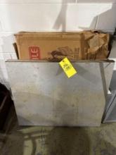 2 metal foldable tables