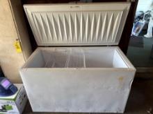 Gibson chest freezer 56Lx27.5Dx35T, stored in garage, buyer responsible for loading