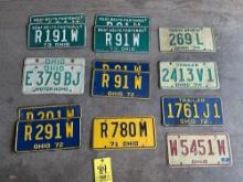 (15) license plates