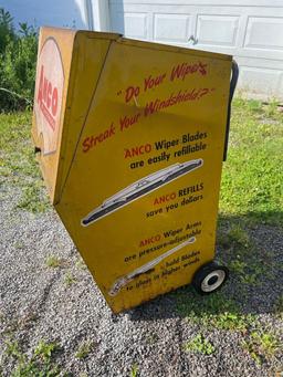 Vintage ANCO by Anderson Windshield Wiper Advertising Cabinet