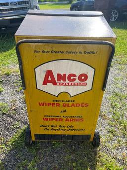 Vintage ANCO by Anderson Windshield Wiper Advertising Cabinet