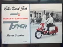 Harley Davidson 1965 Topper Motor Scooter Rider Hand Book