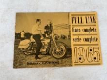 Harley Davidson 1965 Electra-Glide Brochure