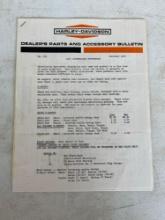Harley Davidson 1965 Dealers Parts and Accessories Bulletin, 1965 Advertising Sportswear