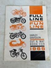 Harley Davidson 1965 Cut & Mat Full Line