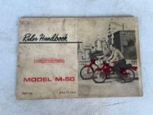 Harley Davidson Model M-50 Rider Handbook