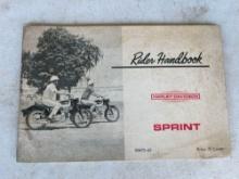 Harley Davidson Sprint Rider Handbook