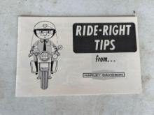 Harley Davidson Ride-Right Tips