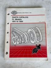 Harley Davidson 1941-84 FL Models Parts Catalog