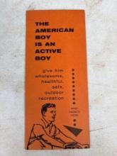 Harley Davidson The American Boy Is an Active Boy Brochure