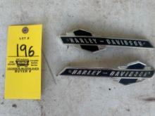 Harley Davidson 1965 Tank Emblems