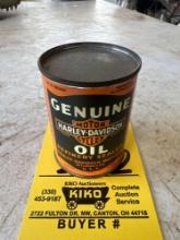 Harley Davidson Genuine Oil Salesman Sample Can