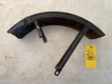 Harley Davisons 1957 Sportster Fender, Has Been Bobbed