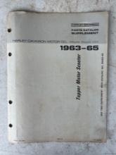 Harley Davidson 1963-65 Topper Motor Scooter Parts Catalog