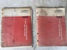 (2) Harley Davidson 1956 to 1966 Bobcat/Pacer-Scat/Super-10/165/Hummer Parts Catalog