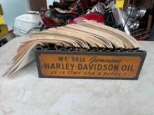 Harley Davidson Factory Metal Catalog Stand