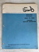 Harley Davidson 1960 to 1965 Topper Motor Scooter Service Manual