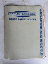 Harley Davidson Police Safety Folder