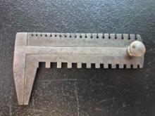 Darling, Brown & Sharpe Vernier Caliper w/ Wire Gauge