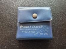 Brown & Sharpe # 597-795 Wiggler Center-Finder Set