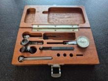 Brown & Sharpe # 599-335-130 English Reading Steel Rule Set w/ Holder