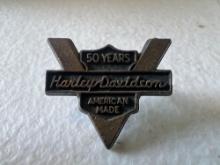 Harley Davidson 50th Anniversary Pin