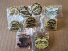 (9) 2011-2014 Antique Motorcycle Club Pins