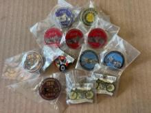 (12) 2007-2010 Antique Motorcycle Club Pins