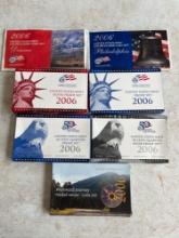 2006 Denver Uncirculated Coin Set, 2006 Philadelphia Uncirculated Coin Set, 2006 Silver Proof Set,