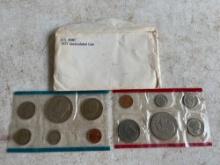 1977 Denver and Philadelphia Uncirculated Coins