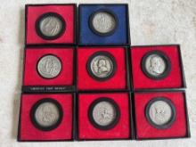 (8) Americas First Medals Coins