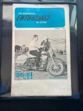 The Motorcycle Enthusiast in Action Magazine August 1964