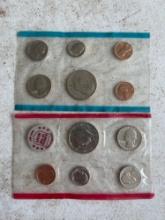 1972 Denver and Philadelphia Uncirculated Coins
