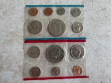 1974 Denver and Philadelphia Uncirculated Coins