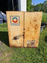 Delco Advertising Metal Cabinet