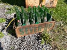 Vintage Seven-Up Bottles