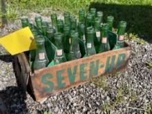 Vintage Seven-Up Bottles