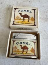 Vintage Camel Lighter with Original Box
