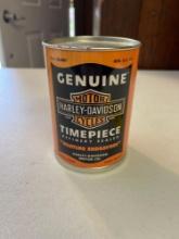 Harley Davidson Wartime Endeavors Oil Can Timepiece