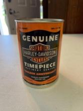 Harley Davidson Golden Anniversary Oil Can Timepiece