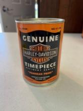 Harley Davidson Panhead Pride Oil Can Timepiece