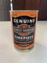 Harley Davidson The Greatest Sport Oil Can Timepiece