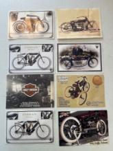 Assorted Motorcycle Postcards