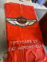 Harley Davidson 100th Anniversary Flag
