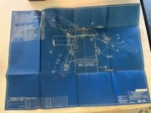Harley Davidson Original Blueprints Stamped W.S. Harley